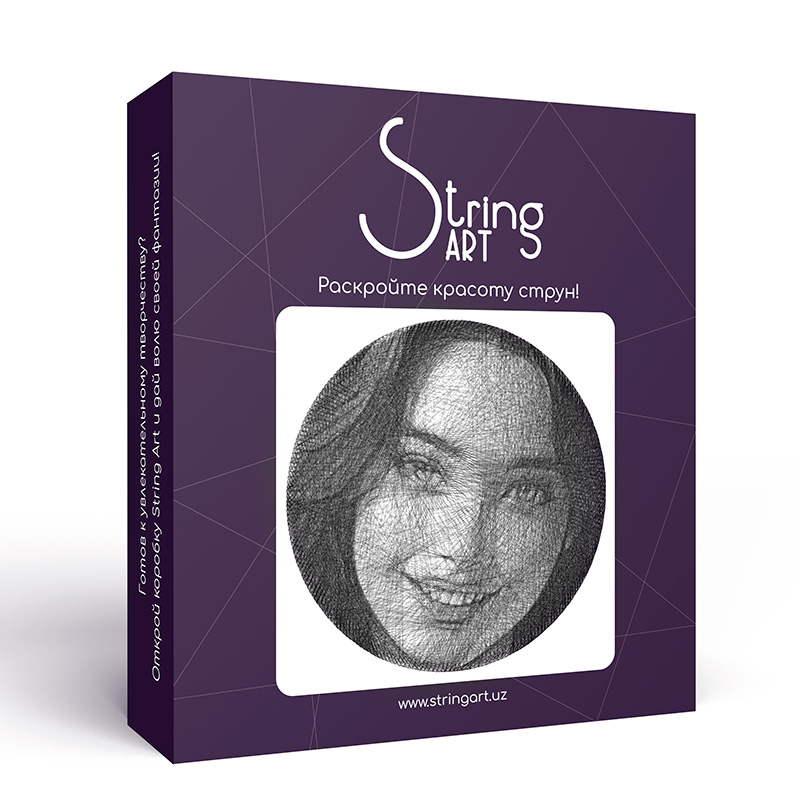 Упаковка набора RingString - Картина из нитей